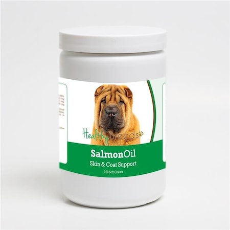 Healthy Breeds 192959018806 Chinese Shar Pei Salmon Oil Soft Chews - 120 Count